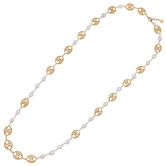 Collar Ottaviani Mujer in Aleación de Metal Perla 501027C - 501027C